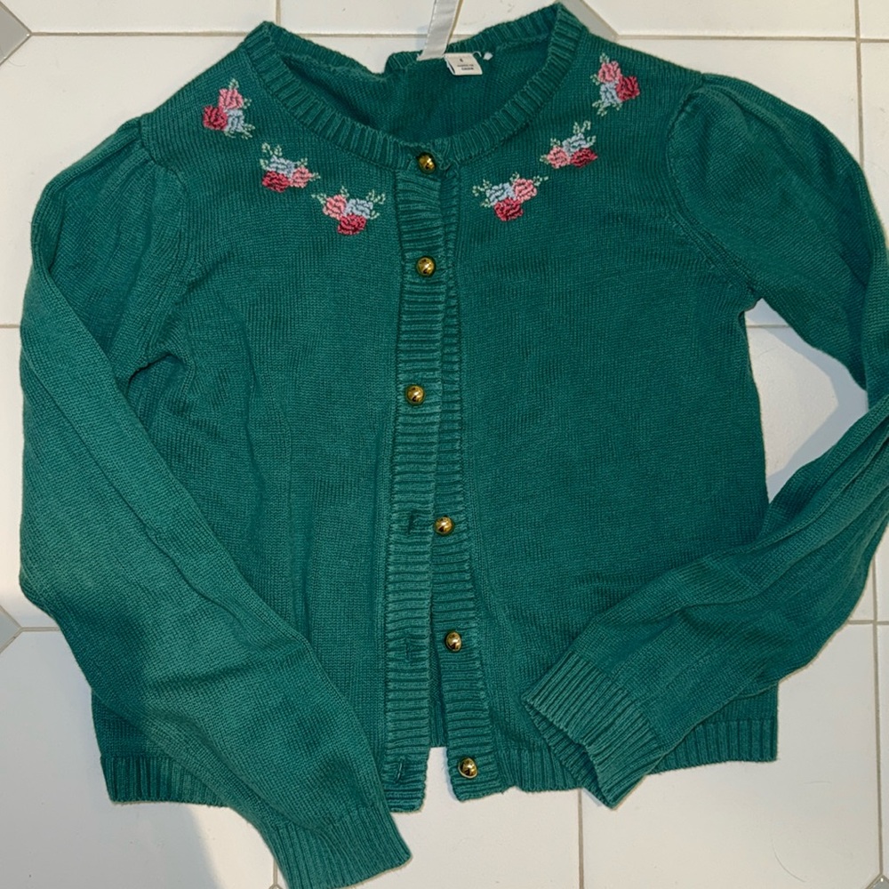 Flower cardigan